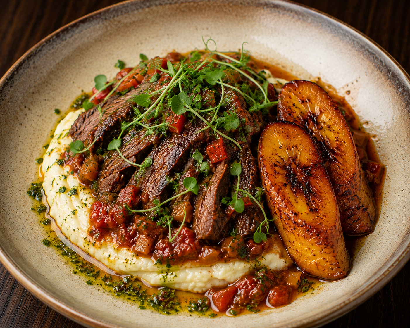 Braised brisket
